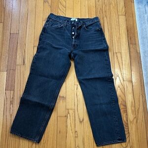 Agolde faded black 90’s Straight Jeans